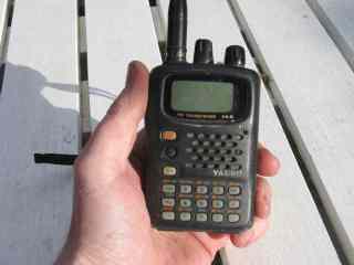 Picture of VX5R handheld VHF UHF transceiver
