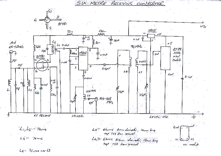 circuit of 6m to 2m converter