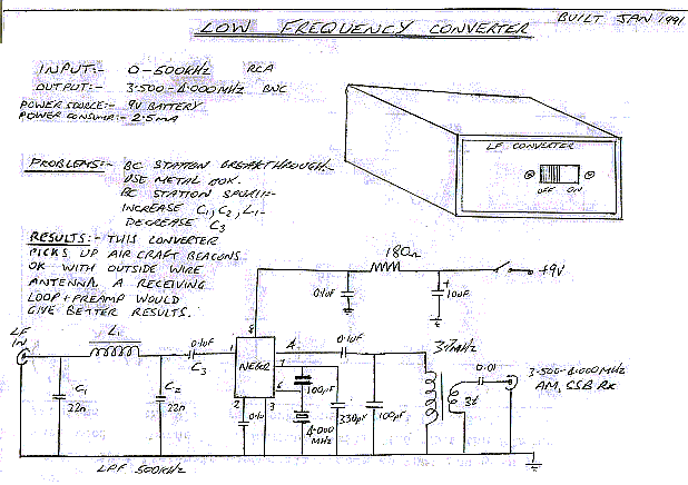 circuit of LF converter